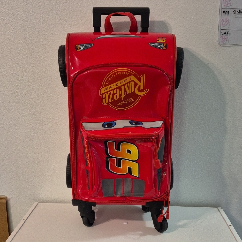 Disney Lightning McQueen Kid Roll8ng Suitcase